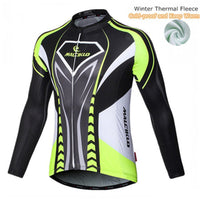 Men’s Thermal Fleece Winter Cycling Jacket Windproof & Breathable